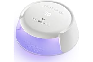 BTArtboxnails XCuringPRO Nail Lamp - Globally Certified Nail Dryer, Ecostead UV LED Beads Instant Cure Nail Light with 4 Timer, Smart Sensor, LCD Display for Curing Gel Nail Polish