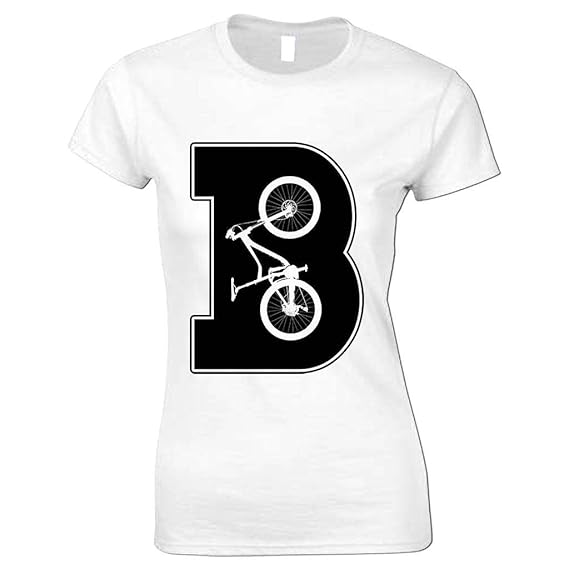 Women's B Mountain Bike Biking T Shirt Amazon.co.uk Clothing