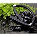 Bluetooth Headphones Wireless Neckband Headset Stereo Noise Cancelling Earphone with Mic Sweatproof Handfree Sport Retractable Earbuds for Running-Black