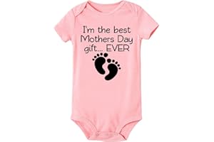 Baby Bodysuit I'm the Best Mother's Day Gift Romper Newborn Infant Happy Mothers Day One-piece Jumpsuit Clothes