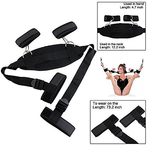 Bed Bondage Restraints Kit, Fetish Sex Bondage Wrist Thigh Leg