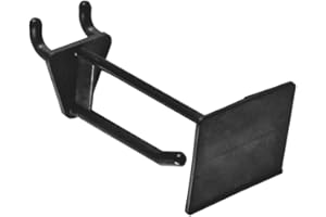 AZAR DISPLAYS Azar 800012-BLK 2-Inch Glass Filled Nylon Pegboard Scan Hook, Black, 50-Pack