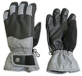 N'Ice Caps Kids Thinsulate Waterproof Faux Leather Reinforced Winter Snow Gloves