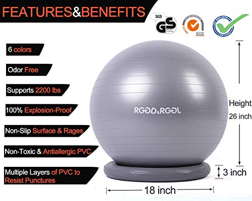 65 inch exercise ball
