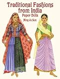 Front cover for the book Traditional Fashions from India Paper Dolls by Ming-Ju Sun