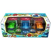 Little Bus TAYO Shooting CarToy 3 pcs (Tayo + Rogi + Rani) Bus Animation