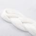 WIGENIUS 3 Pieces Jumbo Braid Hair Kanekalon Braiding Hair White Braiding Hair Hot Water Setting Xpression Braiding Hair(3PCS, White)