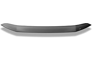 Husky Liners Aeroskin Hood Protector | Fits 2022-2025 Hyundai Santa Cruz | Low Profile Deflector/Bug Shield - 1 pc., Smoke | 