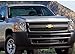 Guzetop Gold Front Grille Emblem fit for Chevy Tahoe Suburban Avalanche 2007-2013