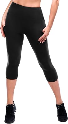 SINOPHANT High Waisted Leggings with Pockets Women, Full Length Capri Buttery Soft Stretchy Yoga Pants