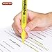Shuttle Art Yellow Highlighters, 30 Pack Highlighters Bright Colors, Chisel Tip Dry-Quickly Non-Toxic Highlighter markers for Adults Kids Highlighting in Home School Office