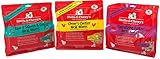 Stella & Chewy's Meal Mixers Variety Pack of 3 - Chicken, Turkey, and Salmon (3.5oz Each)