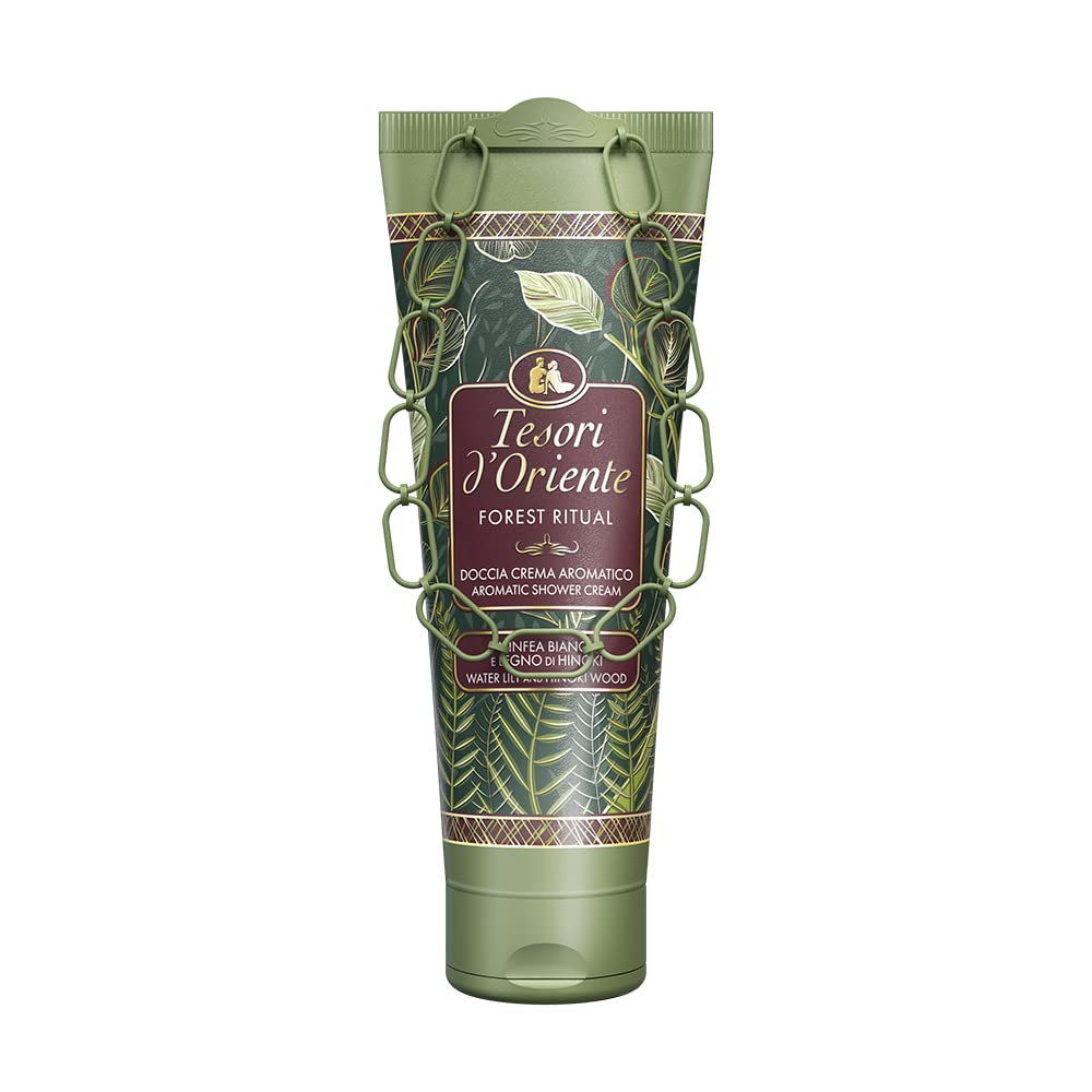 Tesori d'Oriente Forest Ritual Shower Cream, aromic sea rose, white and hinoki wood, 250 ml