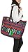 Women Large Shoulder Tote Bag Woven Canvas Casual Handbag Shopping Red Blue Hippie Unique Style