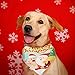 Dog Bandana Christmas Dog Scarves and Thanksgiving Day Dog Triangle Bibs Scarf Holidays Set for Large Medium Small Dogs Cats, Pet Bandana Pack Xmas Gifts for Dogs Neckerchief Accessories
