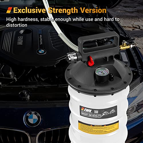 thumbnail image 2 of FIRSTINFO 6.5L Manual/Pneumatic Oil Extractor Pump - Patented, With Tubes, For Engine Oil, ATF, Water | A1102USY5 2 of 12
