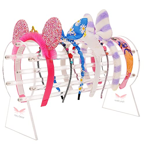 Fairy Decor Headband Holder Organizer Acrylic Headband Stand Display