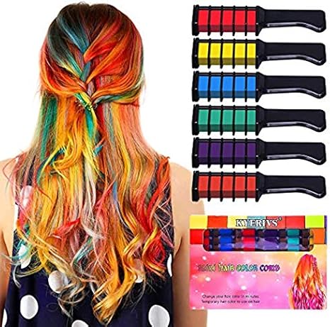 Hair Chalk For Girls Temporary Hair Dye Marker For Kids Washable