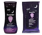 Summer's Eve Night-time Bundle: (1) 12 Fl. Oz. Cleansing Wash and (1) 32 Count Cleansing Cloths, Lavender Scented