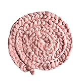 Newborn Photography Basket Braid Wool Wrap Baby Photo Props - White (Pink(Diameter: 50cm/19.69