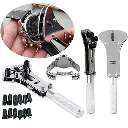 Sportsmax Watch Repair Tool Kit with Zippered Bag Case(13 Piece)