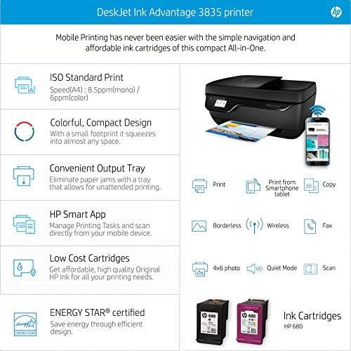 hp officejet 3835 ink amazon