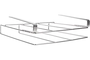 NUOBESTY under Cabinet Stainless Steel Chopping Board Organizer Rack Kitchen Storage Holder Cutting Board