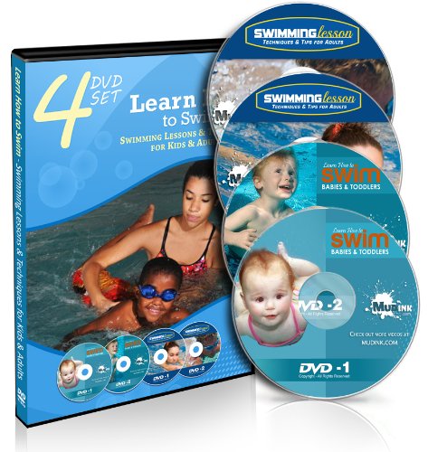 Swimming Lessons for Kids & Adult - Techniques & Tips - 4 DVD Set Swimming Lessons for Kids & Adult - Techniques & Tips - 4 DVD Set
