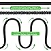 Expandable Garden Hose, econoLED 75FT Strongest Expanding Garden Hose on The Market with Triple Layer Latex Core & Latest Improved Extra Strength Fabric Protection for All Your Watering Needs(Black)