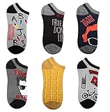 Adult Netflix Stranger Things 6 Pair Socks Size 4-10