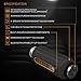 Bliiq Infinite X Portable Outdoor Bluetooth Wireless Speaker - Waterproof, Dustproof, Shockproof w/ Built-in Powerbank, LED light, Micro-SD card Slot - BLACK