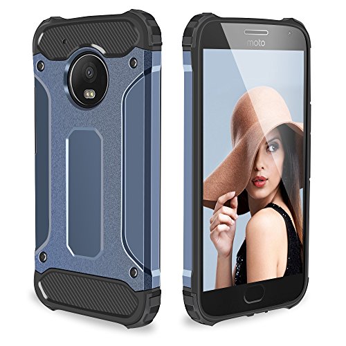 Moto g5 plus case, jiunai hybrid ultra protective case …