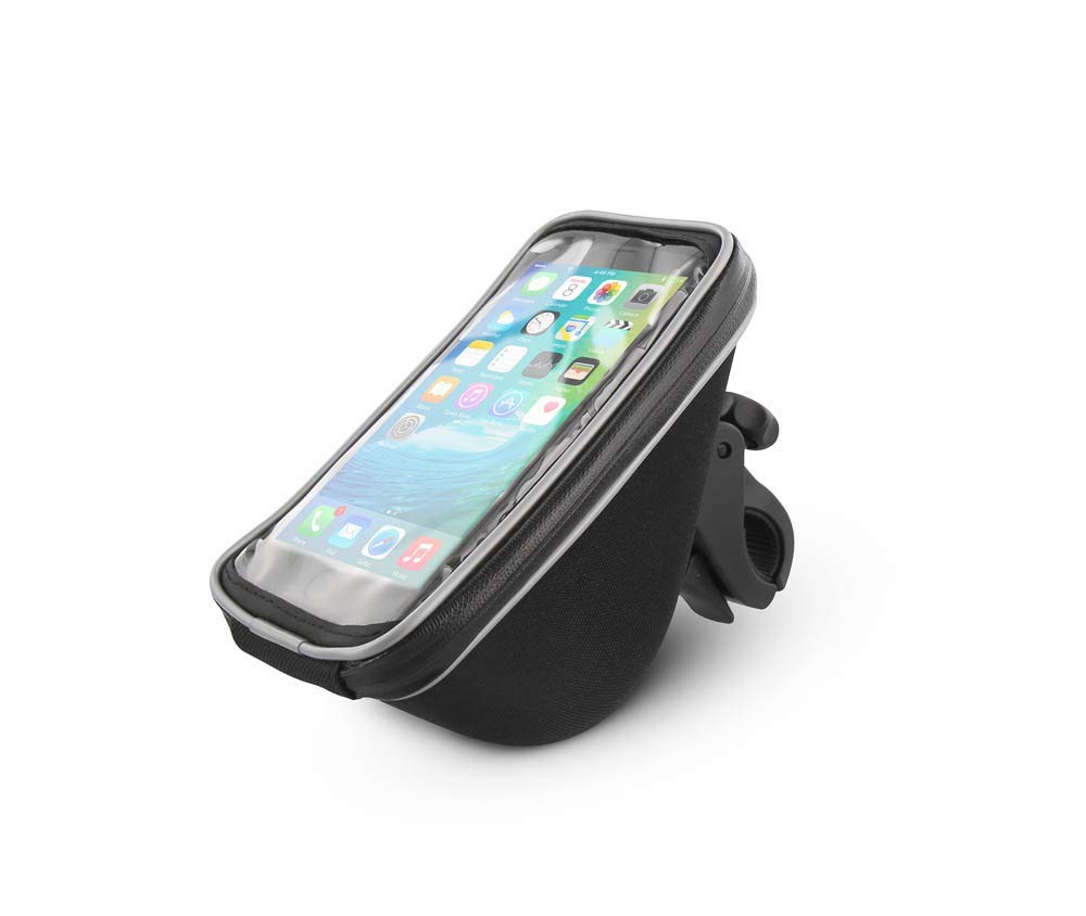T'nB Urban MOOV-Smartphone Holder with Storage for Bicycle and Scooter Unisex Adult, Black, Standard