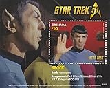 Star Trek 50th Anniversary - Spock - Collectible Postage Stamps Grenada