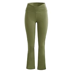 Women's Crossover High Waisted Bootcut Yoga Pants