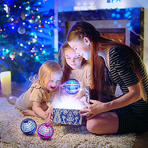 TOMZON Flying Orb Ball for Kid, Nebula Orb with RGB LED Lights