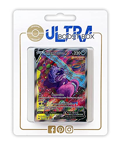 my-booster Roigada de Galar V 179/198 Full Art Puño Final Alternative – Ultraboost X Espada y Escudo 6 Reino de Hielo – Estuche de 10 Cartas Pokémon francesas