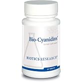 BIOTICS RESEARCH Bio Cyanidins,Polyphenols from Pine &amp; OPC, 60 Tablets | Loaded with Oligomeric Proanthocyanidin Compounds OPC, Radiant Skin, Botanically Based Antioxidant Support, Heart Health