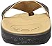 Neat Feat Men's Zori Sport Orthotic Slip-on Sandals Flip Flop, Black/Tan, 8 D US