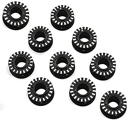 Jumbo Bobbins Replacement Compatible with Bernina B435, B475QE, B485, B480, B500 Embroidery, B535, B540, B570QE, B590, B700E, B710, B720, B740, B750 Quilters Edition, 0332107001 (10pcs)