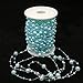 J-Rijzen 100 Feet Pearl Garland Roll of Beads Pearl Beads Chain Beaded Fishing Line Pearl Strands Bead Roll for Wedding Decorations Bridal Bouquet Party Decorations or Crafts (Blue)