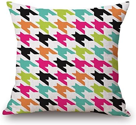 TEEA The Geometric Throw Pillow Case Of ,18 X 18 Inches / 45 By 45 Cm Decoration,gift For Sofa,play Room,coffee House,lounge,seat,chair (twin Sides)
