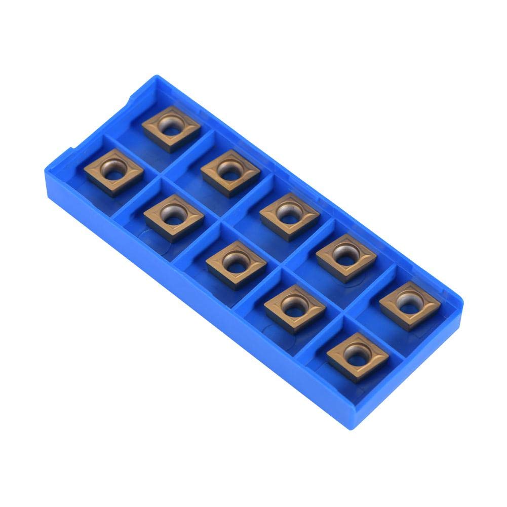 10pcs CNC Carbide Insert Cutter Indexable Lathe Milling Inserts Turning Tools with Box CCMT09T304 CCMT32.5 for Metal Wood Machining Cutting Tool Bits - Image 3