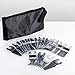 Wallfire 20PCS Oscillating Saw Blades, Metal/Wood Oscillating Multitool Set Quick Release Saw Blades