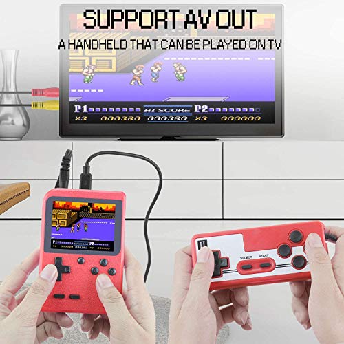JAMSWALL Handheld Game Console with 400 Classical FC Games Portable Retro Video Game Console