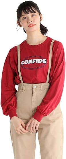 Amazon Tシャツ レディース ロンt 長袖 綿100 カジュアル おしゃれ ロゴ Uvカット 秋 秋 Honeys ハニーズ ロゴプリント ｔシャツ Tシャツ カットソー 通販