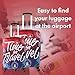 GLN Rugs Luggage Protector Suitcase Cover, Stretch Suitcase Cover, Washable Luggage Covers for Suitcase for Women and Men, Travel Accessories (M(22