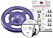 Empower Grip Plate Weighted Fit Disc, Kettlebell, Dumbbell, 3-in-1 Weight Set, Medicine Ball with Handles, 10 lb