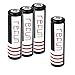 18650 Battery and Charger, Refun 4 Pcs 18650 3.7V Rechargeable Protected Lithium Batteries for LED Flashlight Lamp Torch