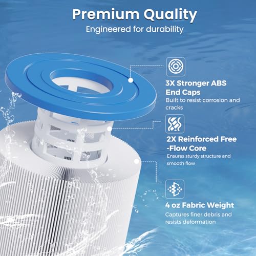 Future Way 4-Pack C4030 Pool Filter Cartridges Replacement for Hayward SwimClear C4030, C4025,C4020, Replace Hayward CX880XRE, Pleatco PA106, Unicel C-7488, 425sq.ft